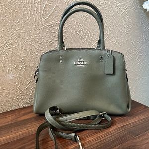 Coach Mini Lillie Carryall Crossbody/Shoulder bag Olive Green
